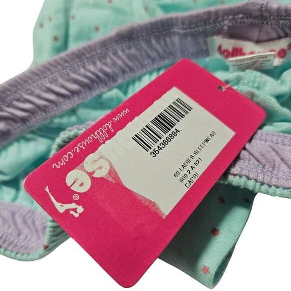 Dollhouse Star Print Pajama Pants Womens  Size Large Light Blue Sleepwear PJs - Picture 6 of 6